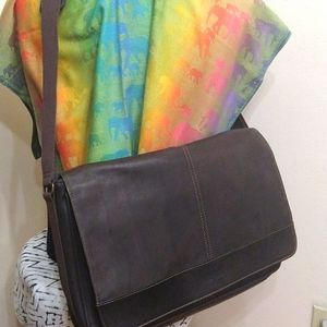 Kenneth Cole Reaction Leather Laptop Bag